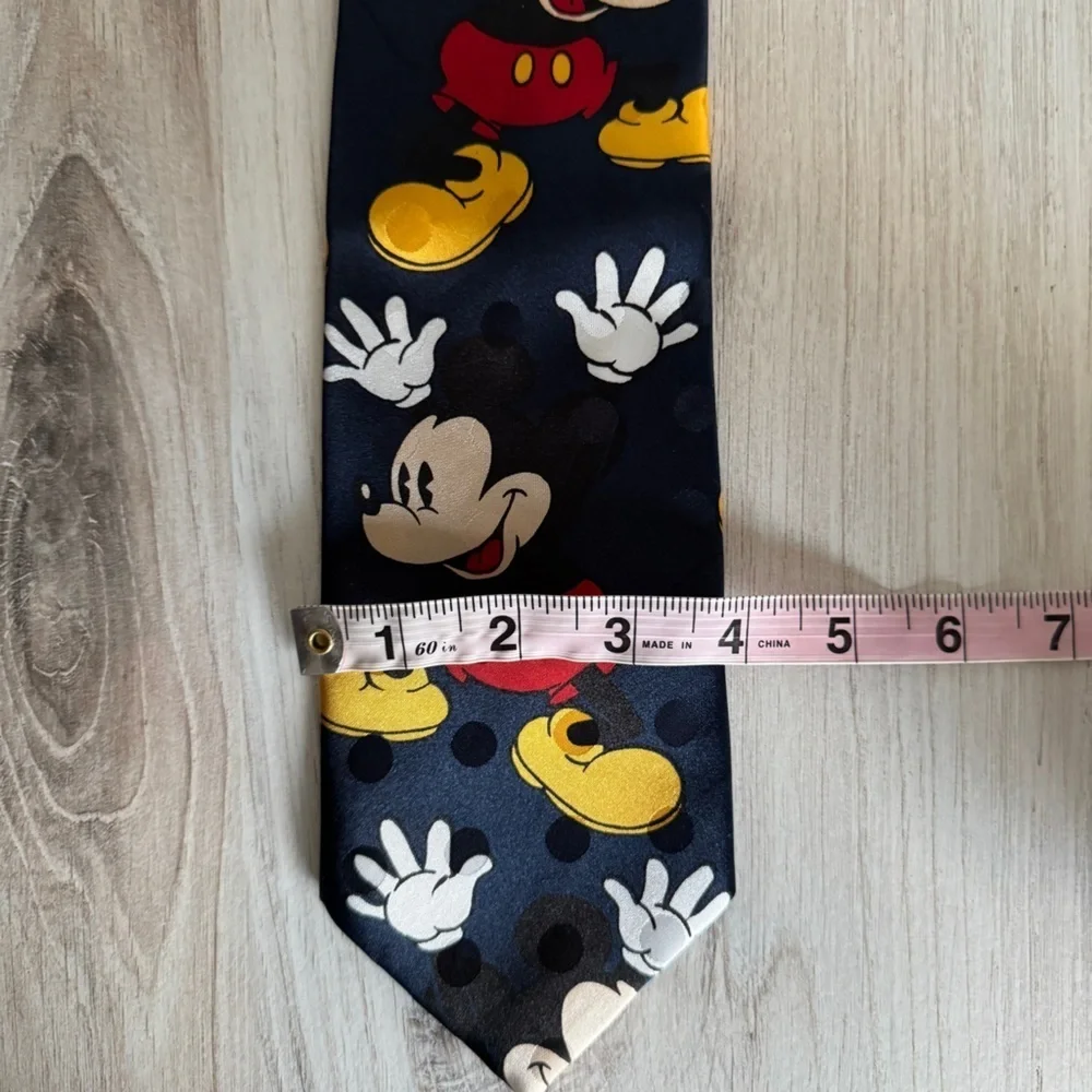 Vintage Disney Mickey Mouse Tie | Rudy Cervantes Los Angeles | 59” Novelty Tie
